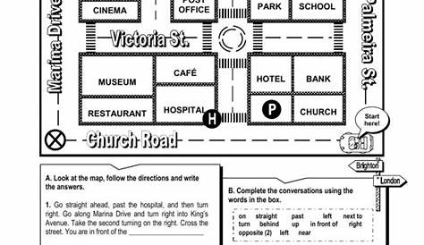 Giving Directions Worksheets - WorksheetsDay