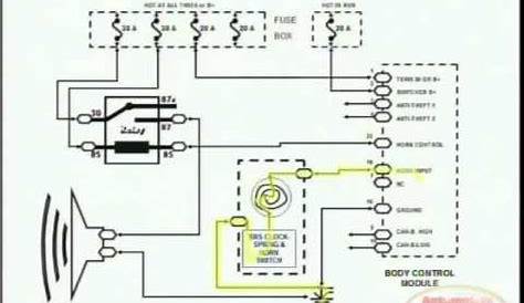 horn circuit diagram