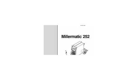 Miller 252 Manual