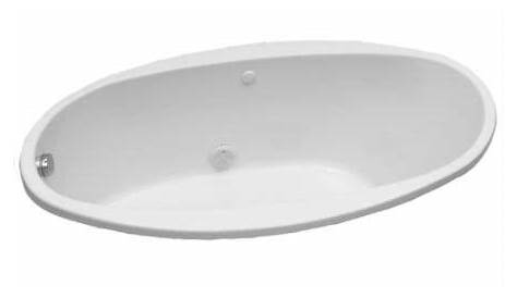 PROFLO undefined Almond 58" X 38" Drop In Soaking Bathtub - EasyCare