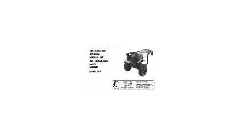Simpson 3100 Pressure Washer User Manual - barcodetree