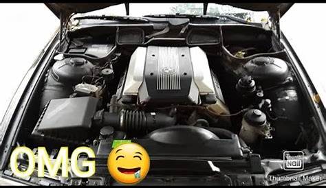 Engine bay cleaning bmw e38 (amazing results) - YouTube