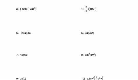 Multiplying And Dividing Exponents Worksheet | Printable Worksheets and Activities for Teachers