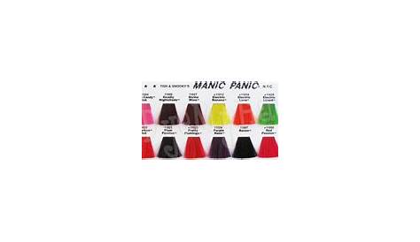Manic Panic Color Swatch Chart | iDyeMyHair.com BlogiDyeMyHair.com Blog