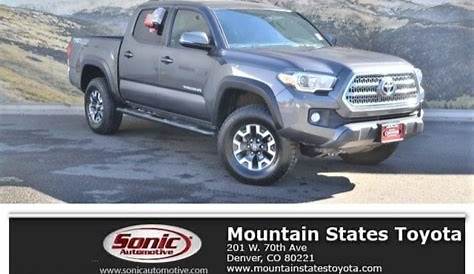 2017 Magnetic Gray Metallic Toyota Tacoma TRD Off Road Double Cab 4x4