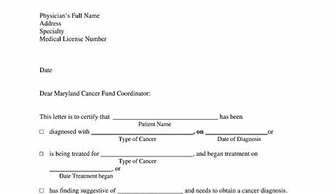 Physician Letter Certification Of Diagnosis 2020-2021 - Fill and Sign