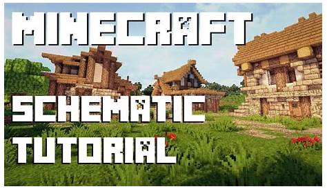 how to create a schematic minecraft