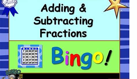 Adding and Subtracting Fractions | Made By Teachers