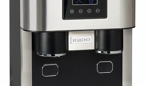 Igloo ICEBDS33SS Stainless Steel Dual Dispensing Ice Maker & Crusher