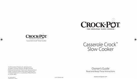 all clad crock pot manual
