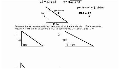 50 Pythagorean Theorem Worksheet 8th Grade