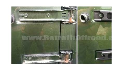 2004 jeep wrangler tailgate hinges