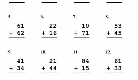 Double Digit Addition Worksheet Pack - Have Fun Teaching | Math