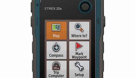 GARMIN ETREX 22X COLOUR SCREEN HANDHELD GPS RUGGED OUTDOOR BLUE 010