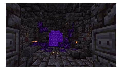 Nether portal room in my world : Minecraft Minecraft Portal, Minecraft