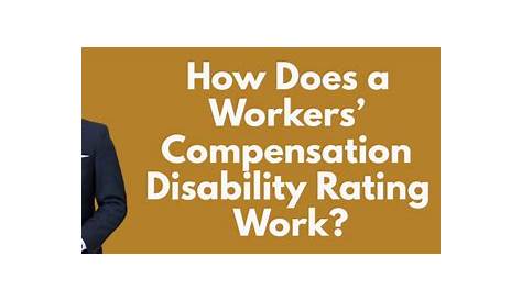 workers compensation disability rating chart