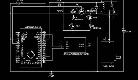 automatic watering system circuit diagram