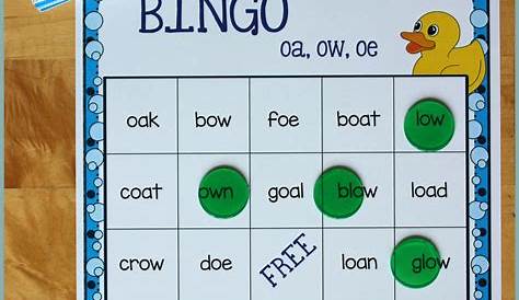 Activities for Teaching the oa/ow/oe Digraphs - Make Take & Teach