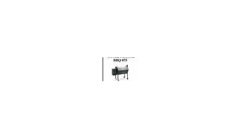 traeger bbq075 manual