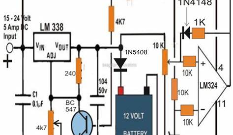 automatic battery charger circuit diagram