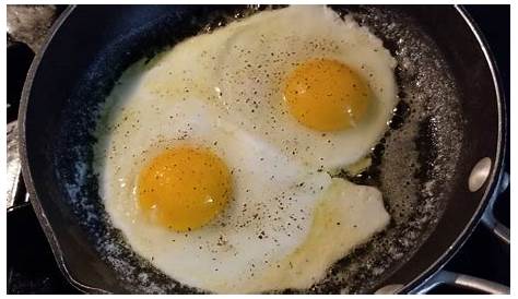 perfect temperature for frying eggs