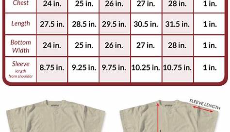 Compare your measurements with this classic fit size chart