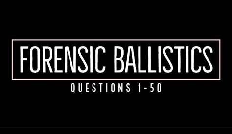 flinn forensic files ballistics worksheet answers