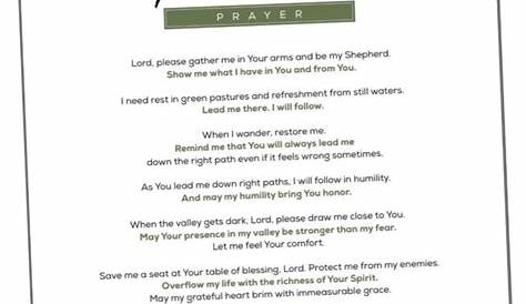 Free Printables from Psalm 23: The Shepherd With Me - Jennifer Rothschild
