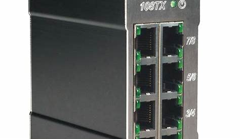 108TX - 8 Port Unmanaged Industrial Ethernet Switch - Aditech ICT PVT LTD