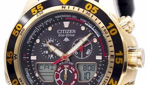 Citizen Eco-Drive Promaster Chronograph World Time JR4046-03E JR4046