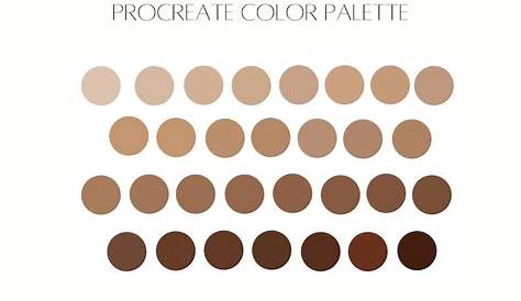 Indian Skin Tones Procreate Color Palette 30 Color Swatches - Etsy