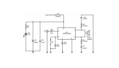 250w amplifier circuit diagram
