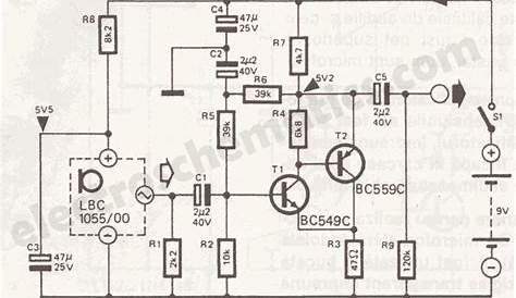 microphone filter circuit diagram