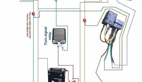 motorcycle hazard light switch diagram