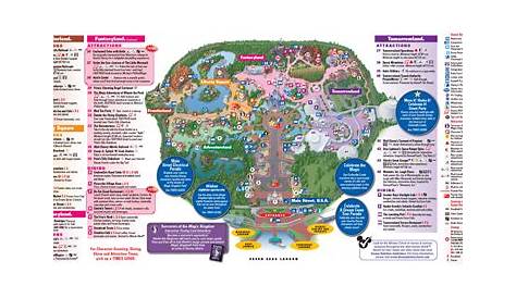 magic kingdom map printable