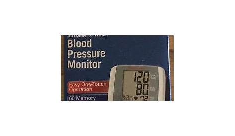 Walgreens Automatic Wrist Blood Pressure Monitor | eBay
