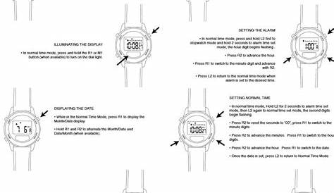 medline wr30m watch manual