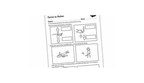 forces and interactions worksheet