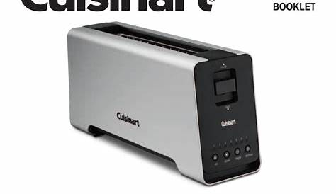 Cuisinart 2-Slice Long Slot Motorized CPT-2000 User Manual | 9 pages