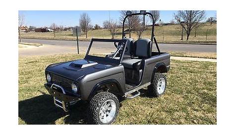 BRONCO -Custom Golf Cart BODY KIT fits Club Car DS or Yamaha | Custom golf cart bodies, Golf