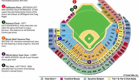 minute maid park seating chart