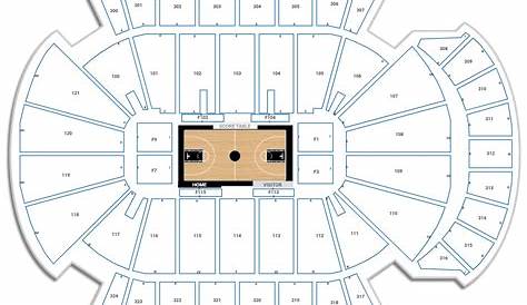 vystar arena seating chart with seat numbers