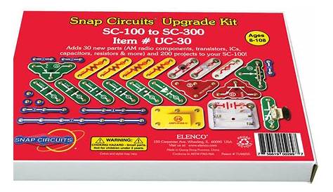 Snap Circuits UC-30 Electronics Exploration Upgrade Kit | SC-100 to SC