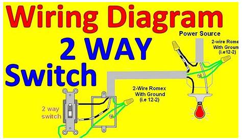 3 wire light switch wiring diagram