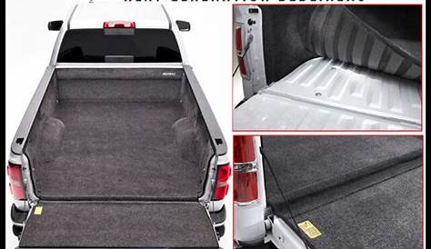 BEDRUG Custom Fit Bed Liner Mat fits 2005-2020 Toyota Tacoma with 5 FT