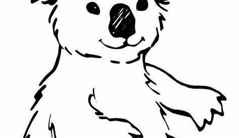 Free Printable Koala Coloring Pages For Kids - Animal Place