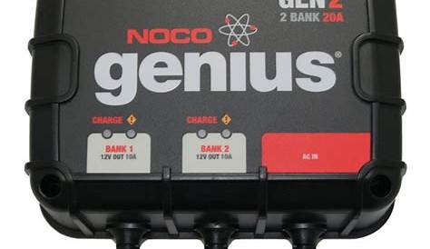 Genius 12/24V 10A x 2 Bank Charger