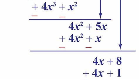 Dividing Polynomials - Definition, Synthetic Division, Long Division