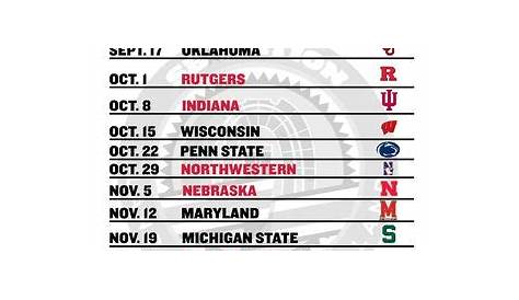 Print your own 2016 Ohio State football graphical schedule - Land-Grant Holy Land