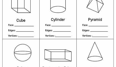 Kindergarten Math 3d Shapes Worksheets And Activities Images
